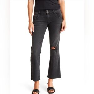 Hudson Jeans Collin Raw-Edge Mid Rise Cropped Jeans Size 26